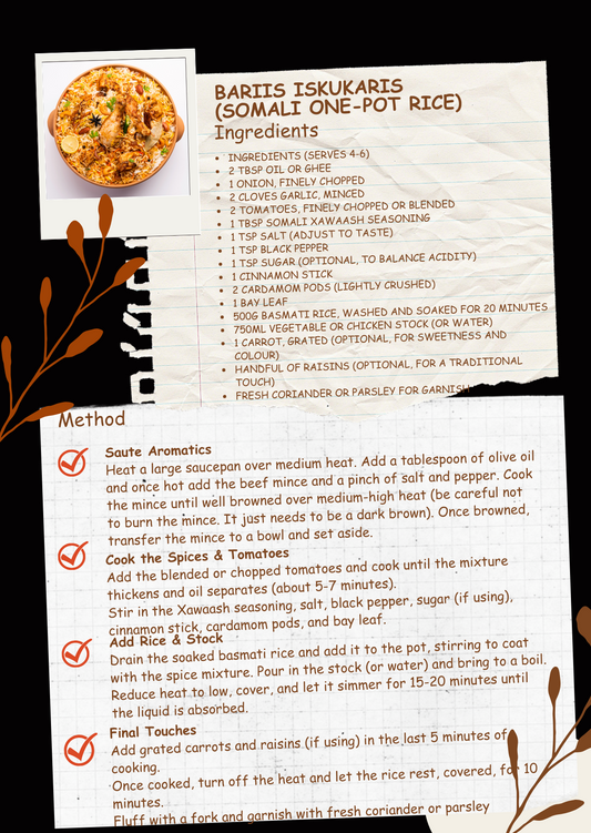 Somali Xawaash spice blend