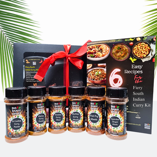 🌴 Fiery South Indian Curry Kit – Hot & Spicy Favourites
