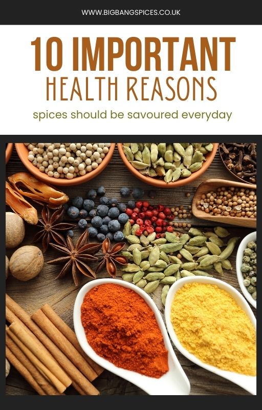 10 IMPORTANT HEALTH REASONS WHY SPICES SHOULD BE CONSUMED DAILY