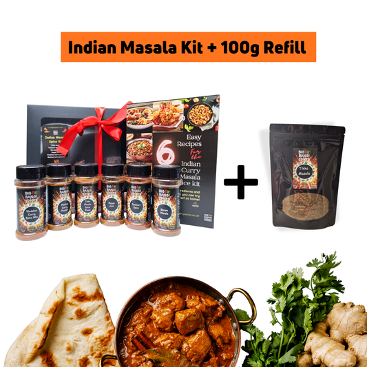 🌴 Indian Masala Curry Kit PLUS 100g Tikka Masala Refill Bundle