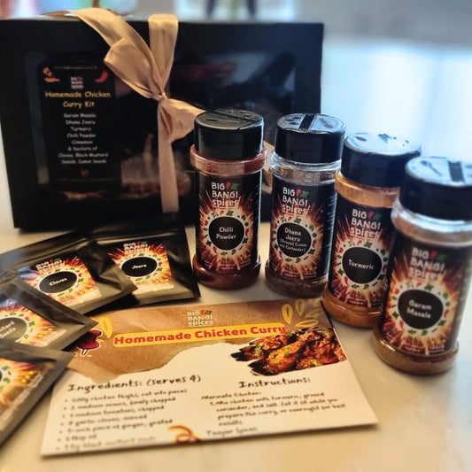 Authentic Homemade Indian Chicken Curry Kit with Free Printed Recipe Guide