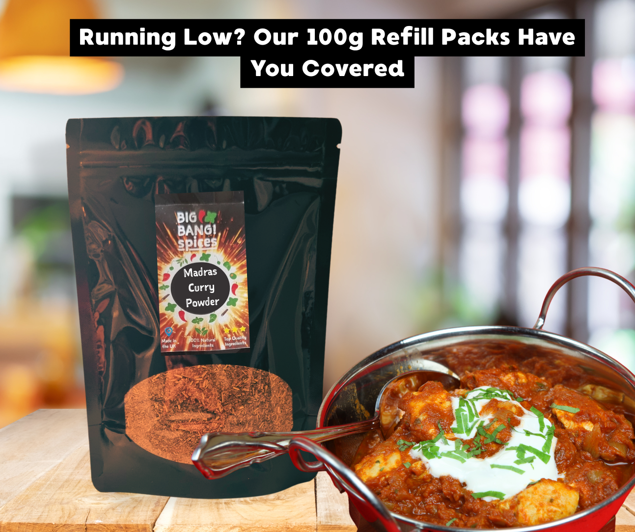 100g Indian Masala Kit Refill