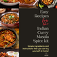 Ebook: 6 Easy Recipes using the Indian Masala Spice Kit