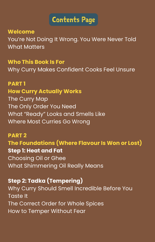 Ebook: Why Your Curry Never Tastes Right