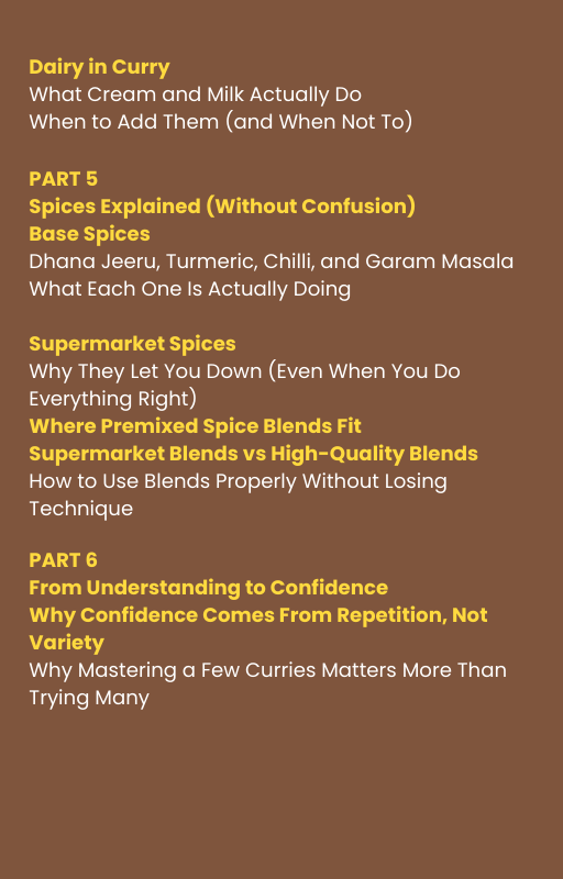 Ebook: Why Your Curry Never Tastes Right