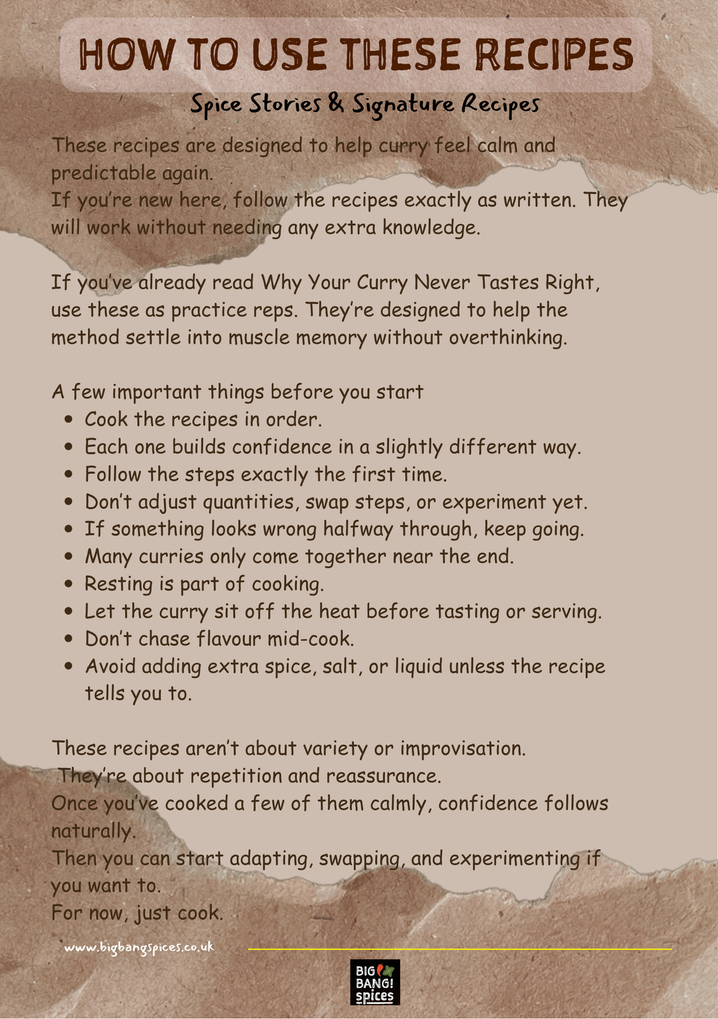 Ebook: The Six Classic Curries That Build Confidence
