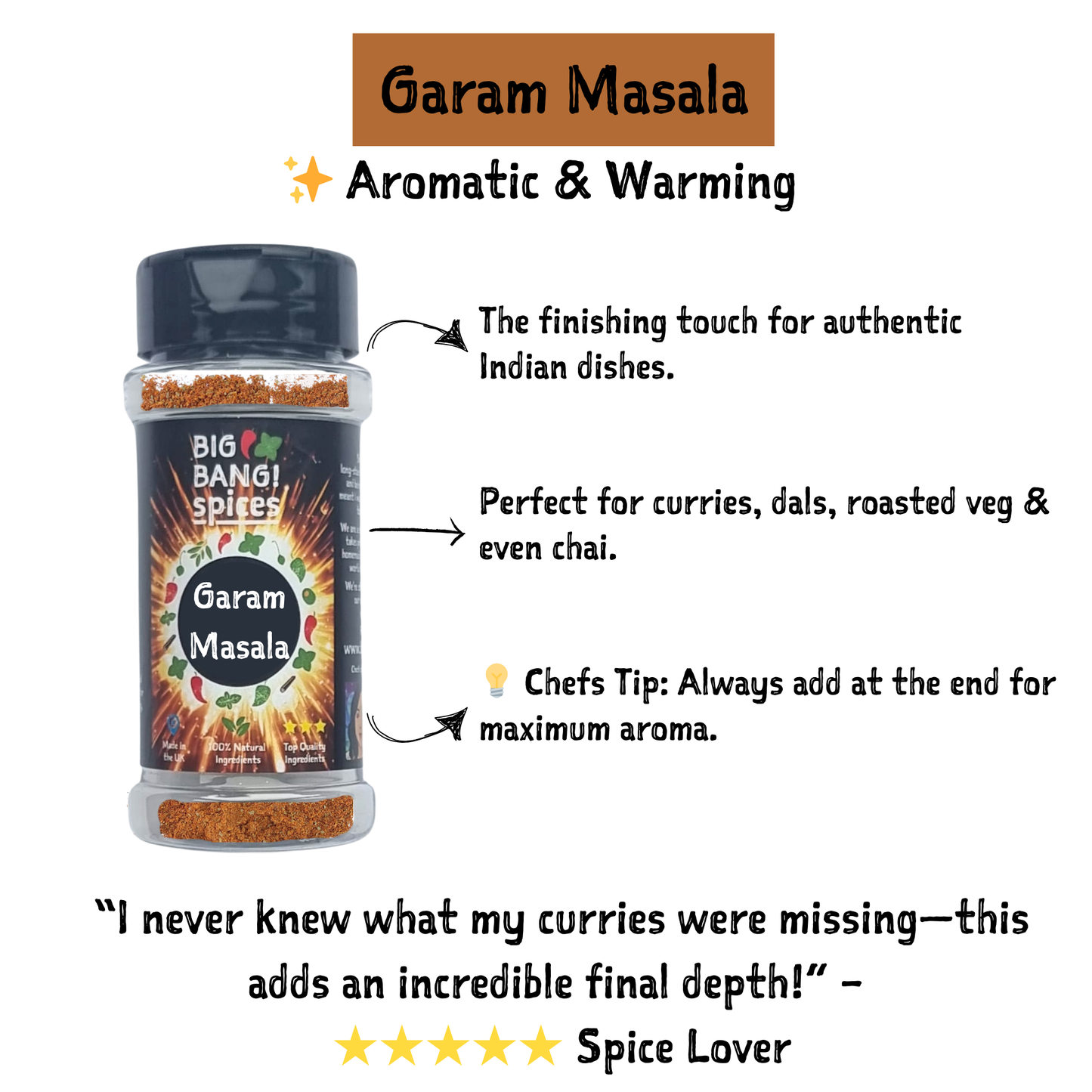 🌴 Indian Masala Curry Kit: Fresh Handcrafted Spice Blends