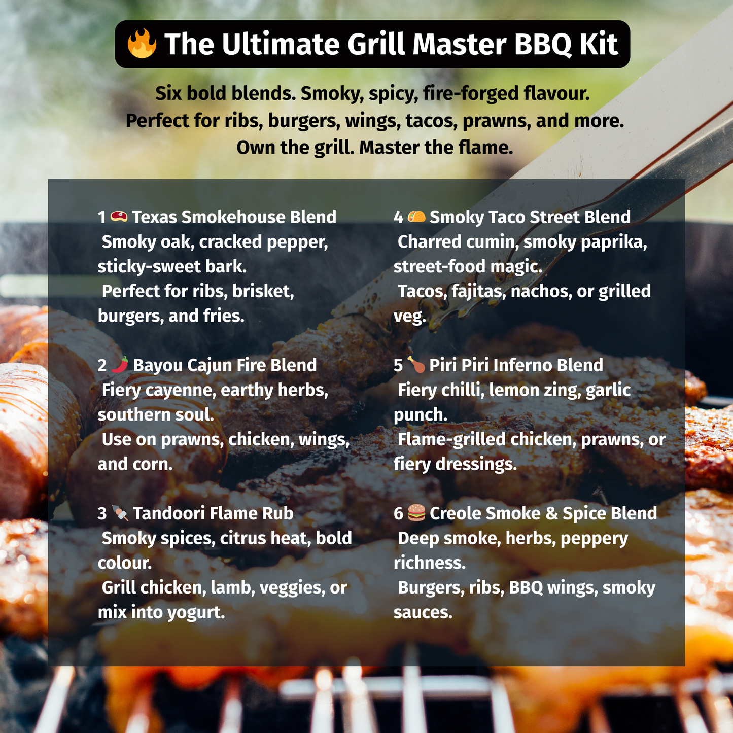 🔥 The Ultimate Grill Master BBQ Kit with Free Recipe Guide