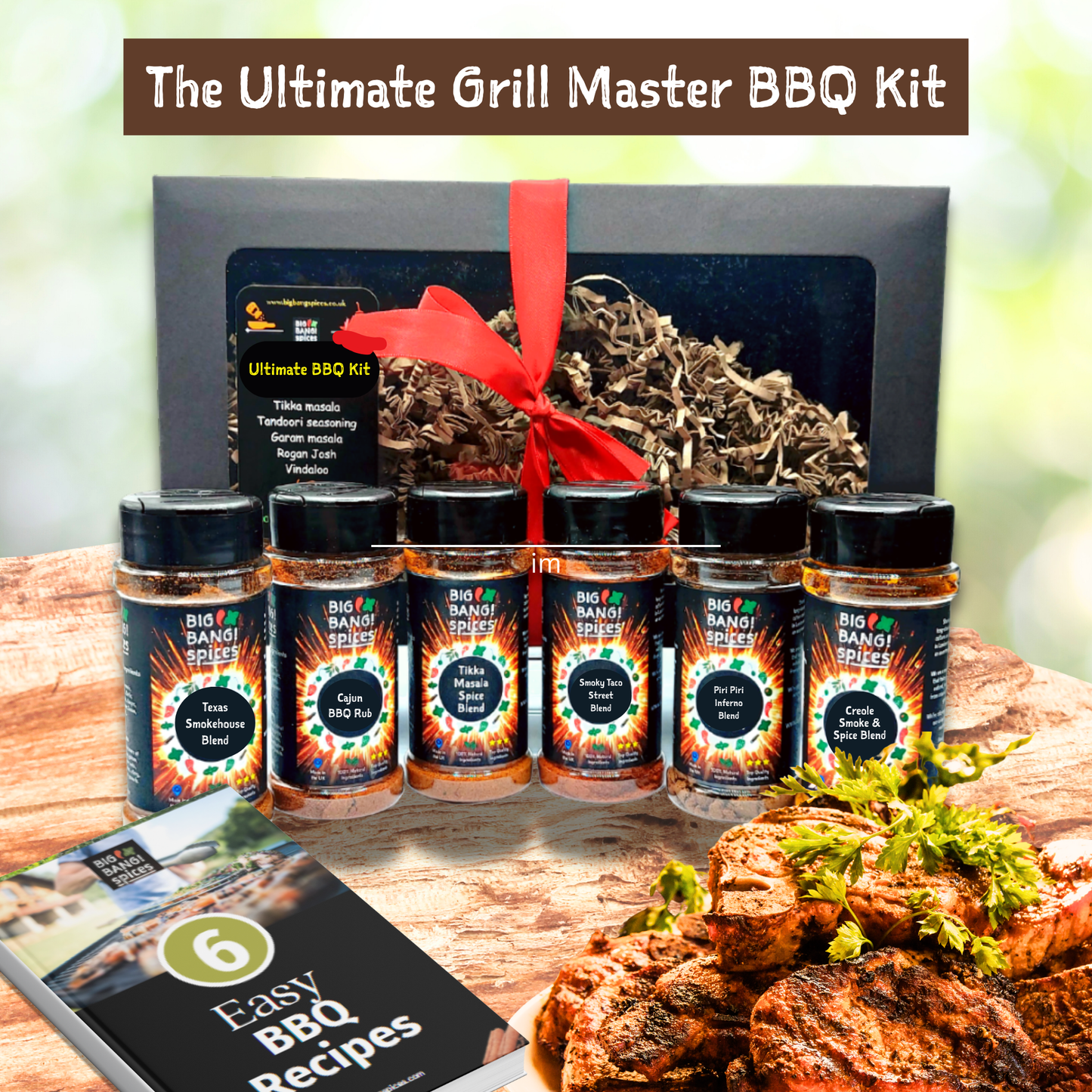 🔥 The Ultimate Grill Master BBQ Kit with Free Recipe Guide