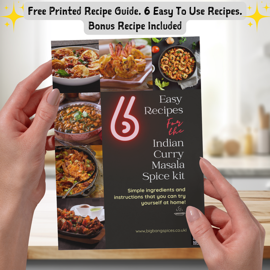 'No Nasties' Indian Curry Masala Spice Kit with Free Printed Recipe Guide