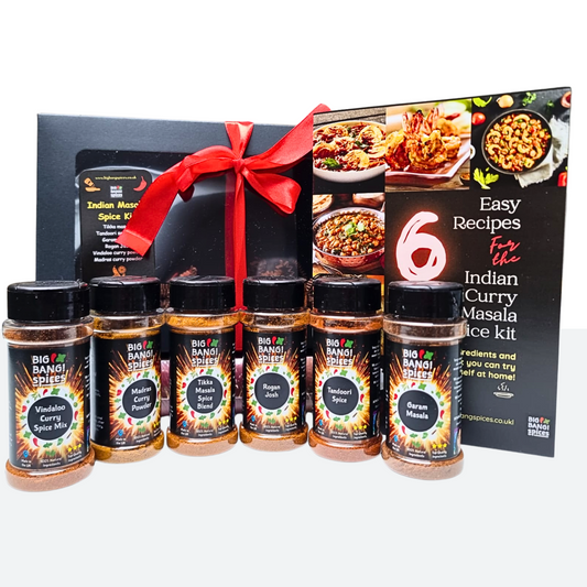 Indian Masala Spice Kit – 6 Bold Curry Blends + Free Recipe Guide