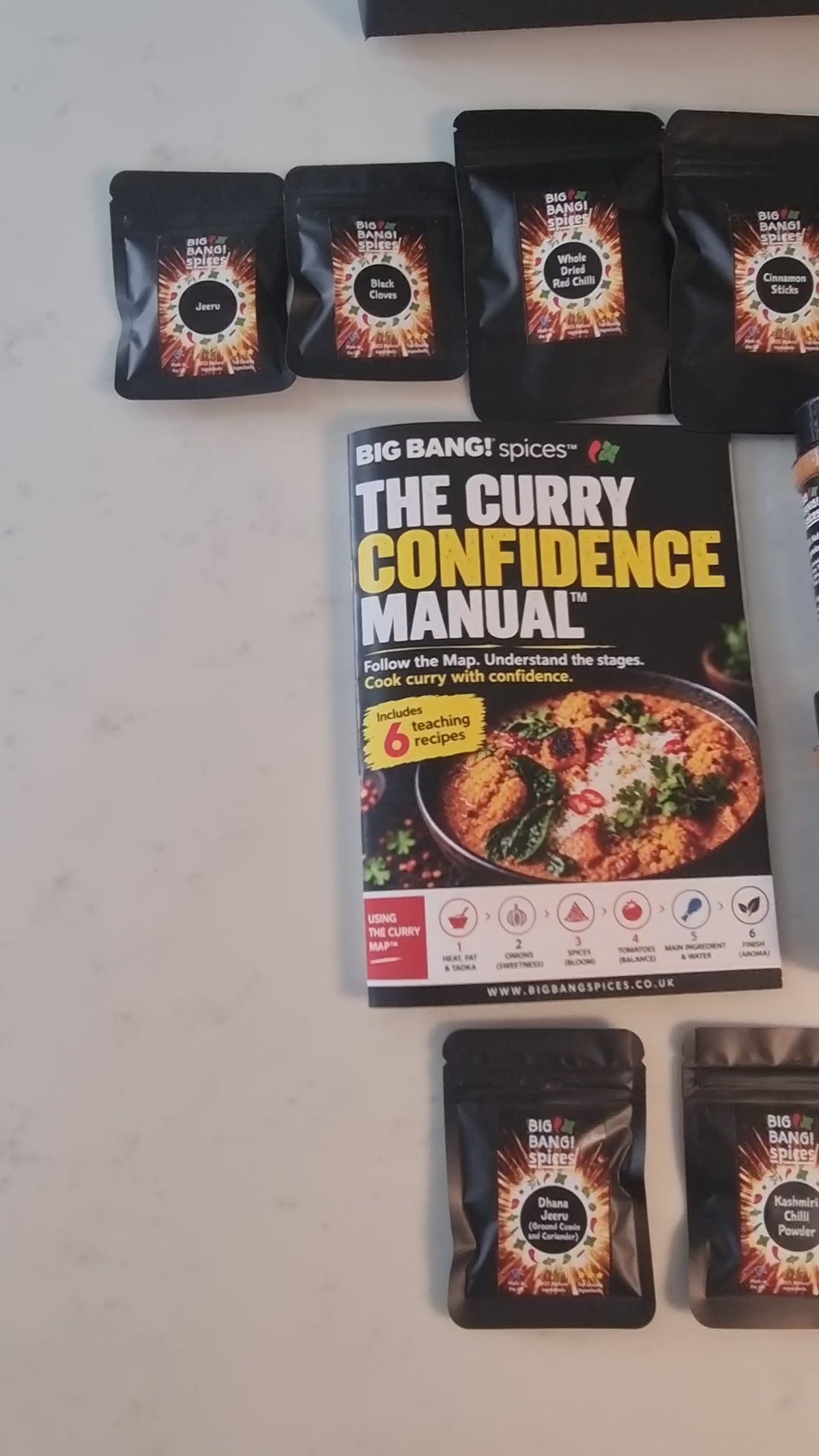 The Curry Confidence Kit™ with Printed Guide