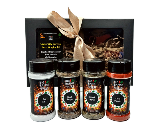 Essential University Survival herb and spice kit